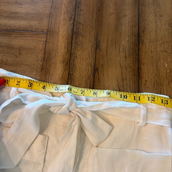 White 100% Linen Pocketed Skirt by MNG Mango, XS, Trending Summer Boho Airy - Picture 14 of 16